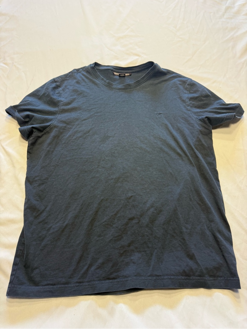 Michael Kors Men's Crew Neck Tee in Navy Blue